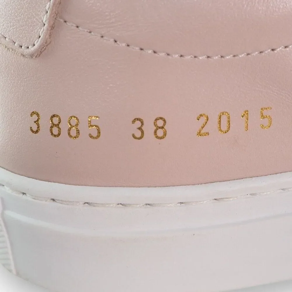 Woman by Common Projects Achilles Leather Sneakers‎ Apricot Pink Women's 7/38